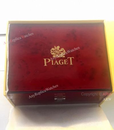 Best Replica Piaget Watch Box - Brown Polished Box